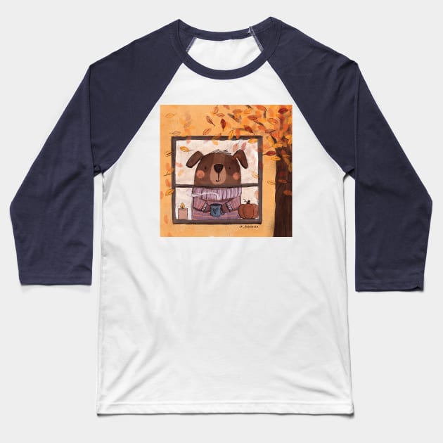 Autumn mood Baseball T-Shirt by LeFacciotte